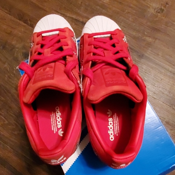 adidas superstar red pineapple
